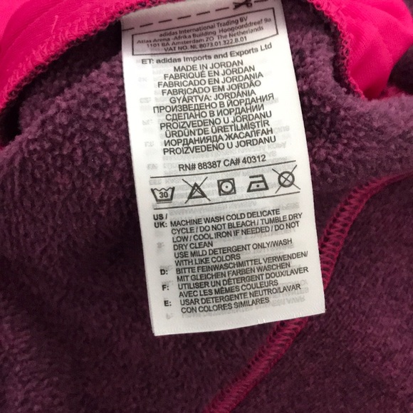 Adidas pink Pullover Hoodie - Picture 8 of 8